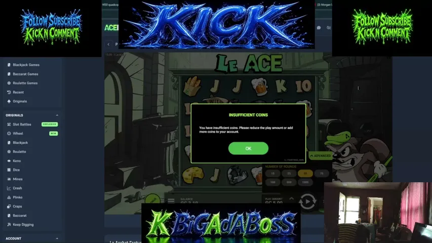 bigadaboss playing Slots & Casino - Live Casino Stream