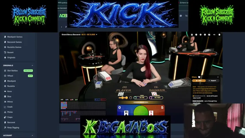 bigadaboss playing Slots & Casino - Live Casino Stream