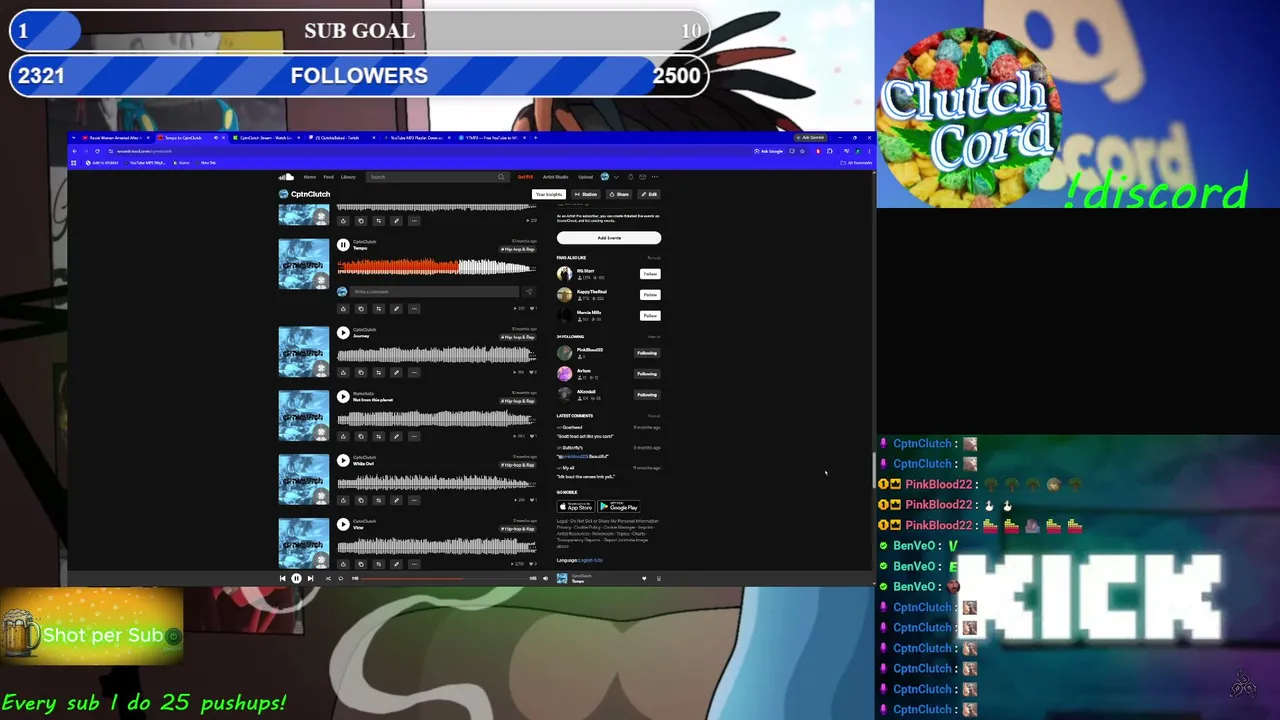 CptnClutch live