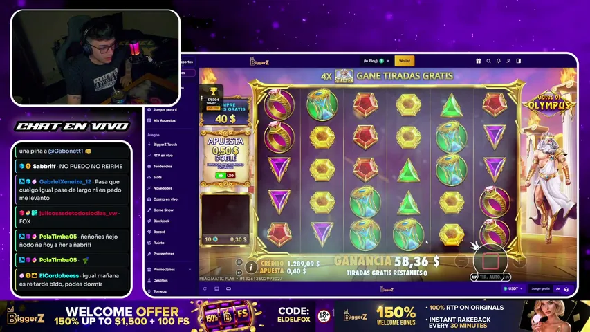 ElDelFox playing Slots & Casino - Live Casino Stream