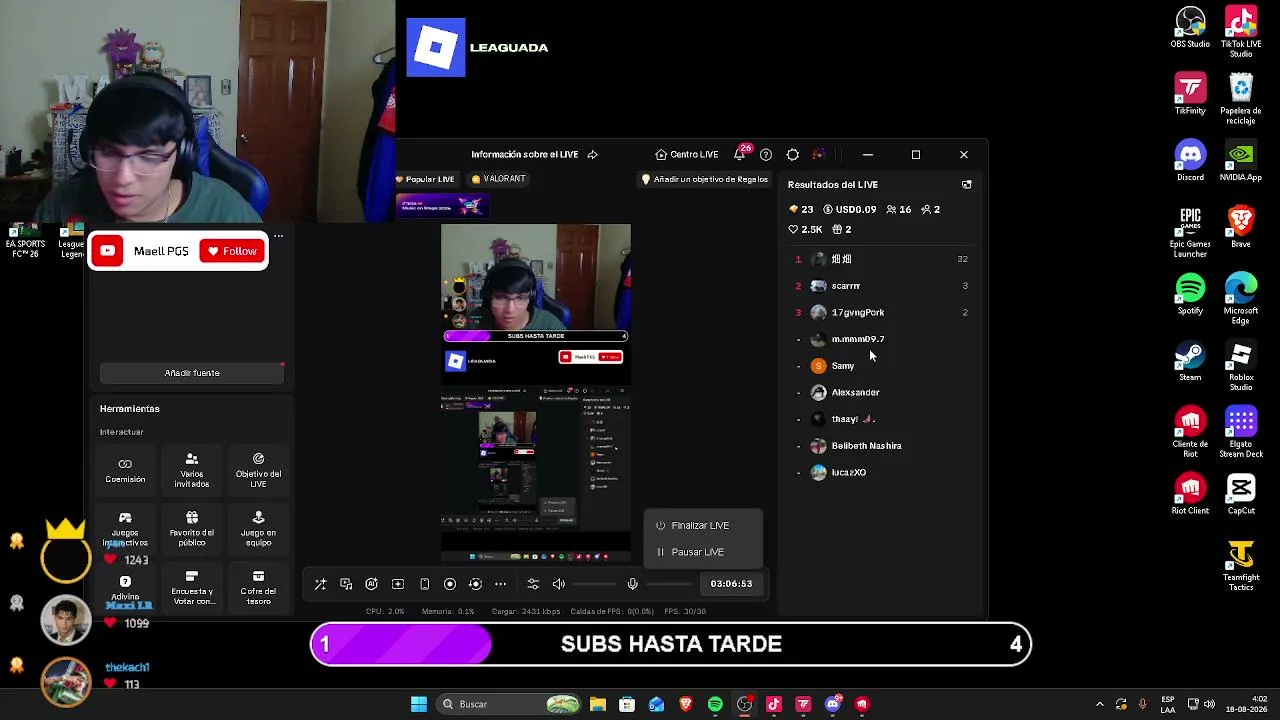 MaellPGS live