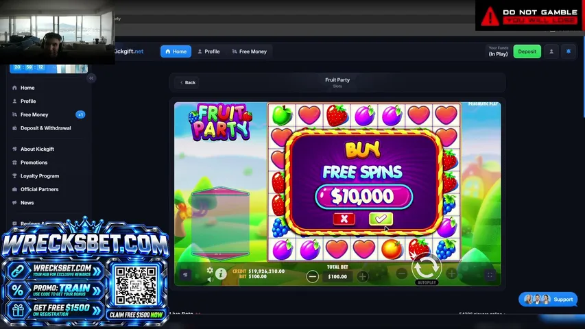 trainwreckcdstv playing Slots & Casino - Live Casino Stream