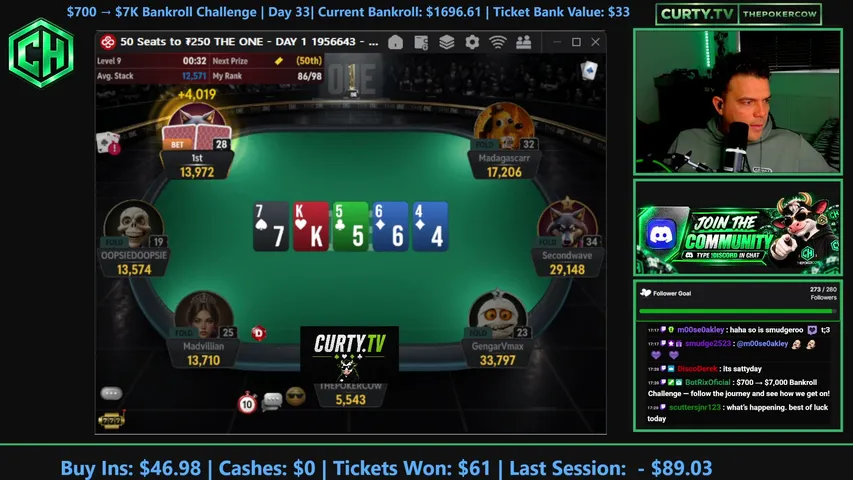 THEPOKERCOW playing Poker - Live Casino Stream