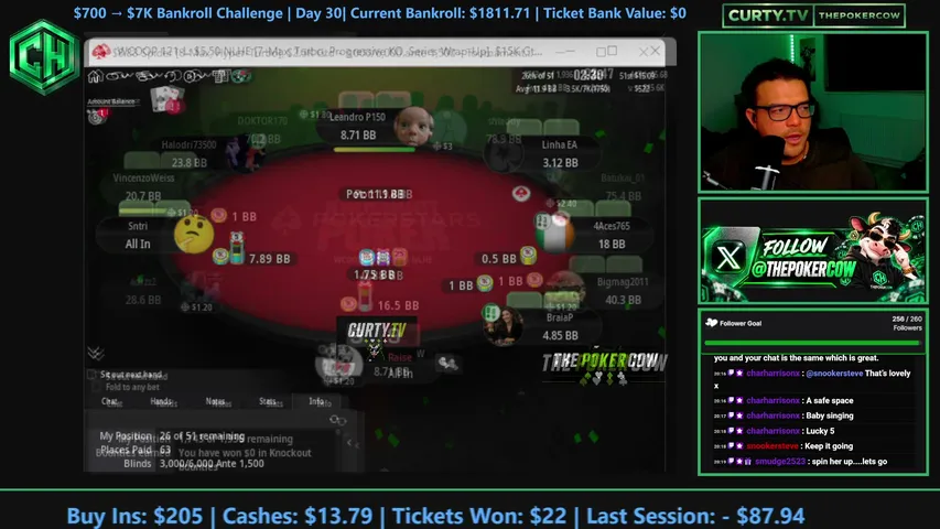THEPOKERCOW playing Poker - Live Casino Stream