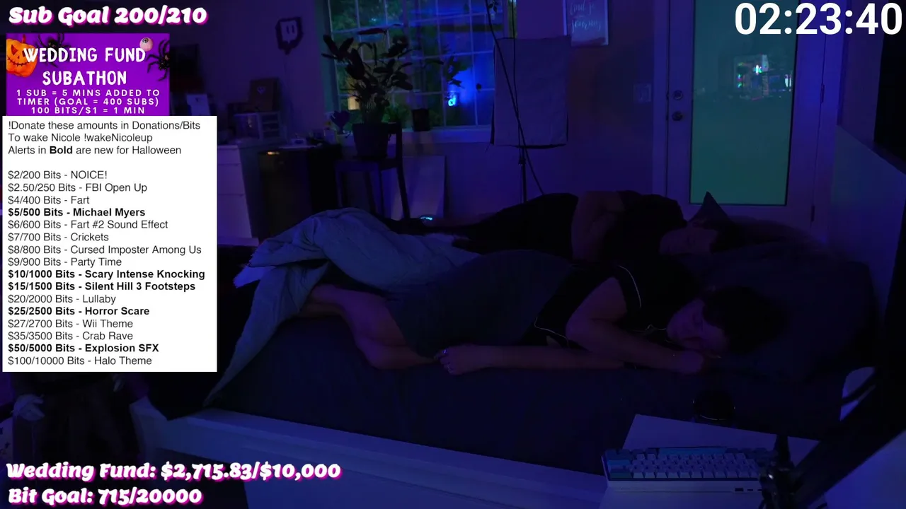 LIVE WEDDING FUNDRAISER SUBATHON!!!!