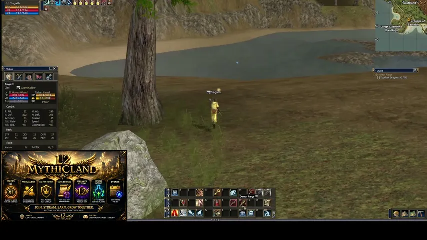 Thorgrimm Lineage 2 stream image