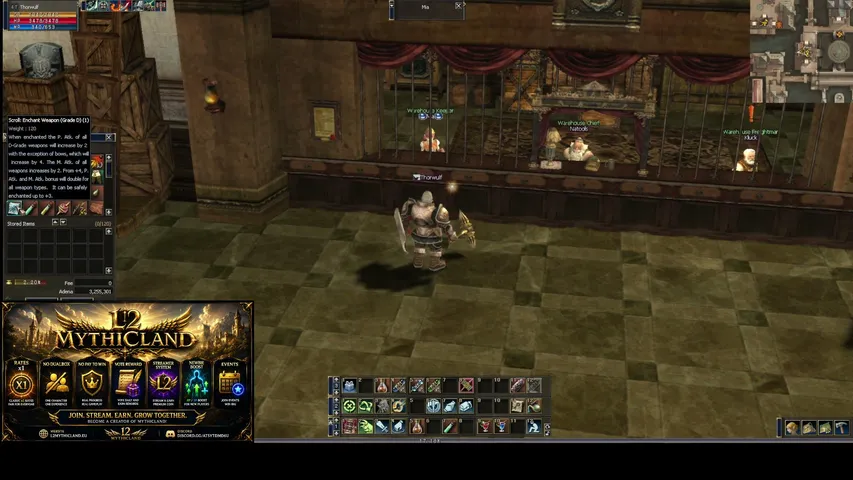 Thorgrimm Lineage 2 stream image