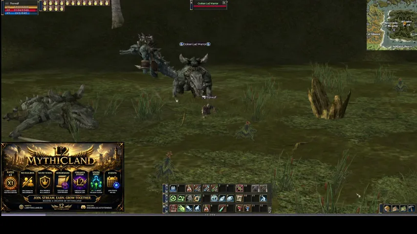 Thorgrimm Lineage 2 stream image
