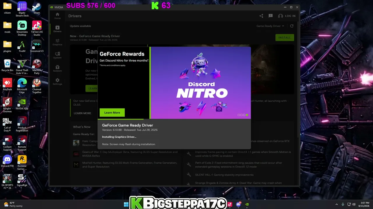 bigsteppa17c live