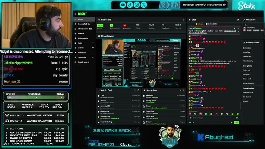 abughazi playing Slots & Casino - Live Casino Stream