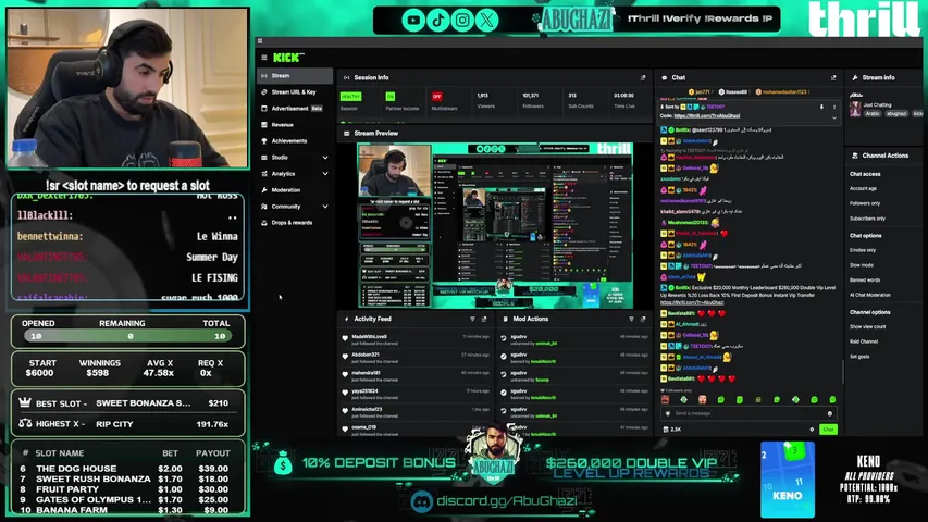 abughazi playing Slots & Casino - Live Casino Stream