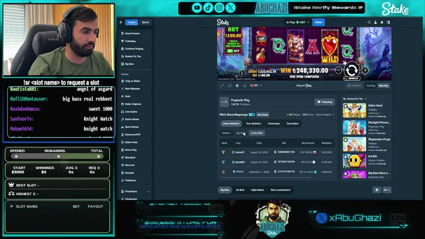 abughazi playing Slots & Casino - Live Casino Stream