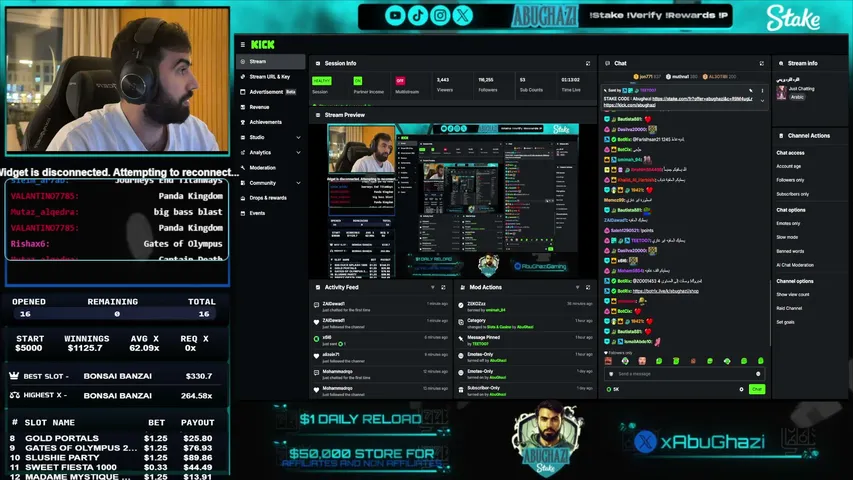 abughazi playing Slots & Casino - Live Casino Stream