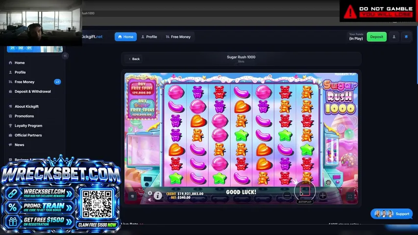 trainwredkstv1 playing Slots & Casino - Live Casino Stream