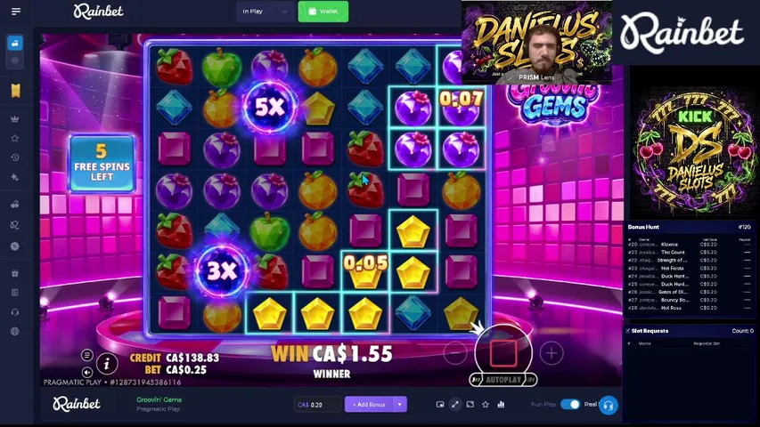 danielus25 playing Slots & Casino - Live Casino Stream