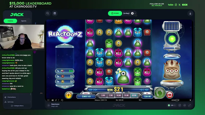 JackCasinoGOD playing Slots & Casino - Live Casino Stream