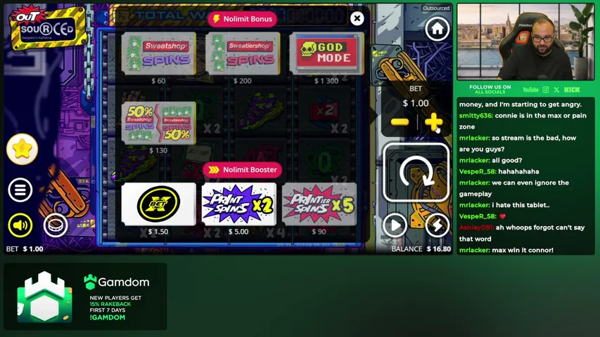 jackcasinogod playing Slots & Casino - Live Casino Stream