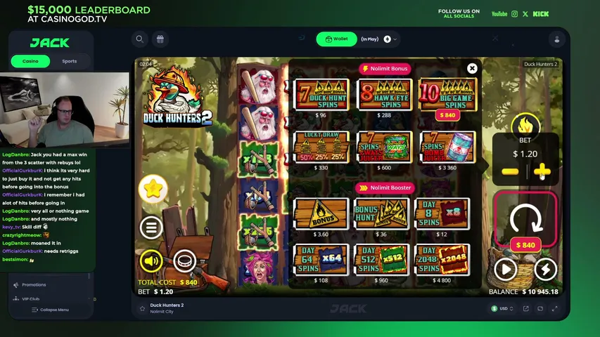 JackCasinoGOD playing Slots & Casino - Live Casino Stream
