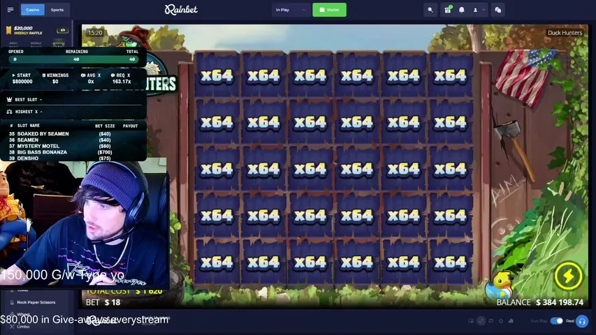 beauwolf288 playing Slots & Casino - Live Casino Stream