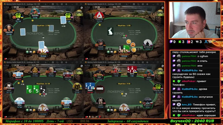 timoffon playing Monopoly Poker - Live Casino Stream