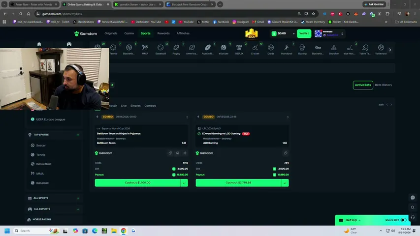 m0E_tv playing Poker - Live Casino Stream