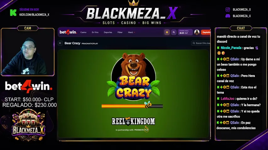 blackmeza-x playing Slots & Casino - Live Casino Stream