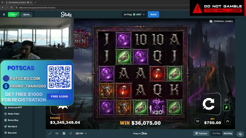 trainwreckstvaf playing Slots & Casino - Live Casino Stream