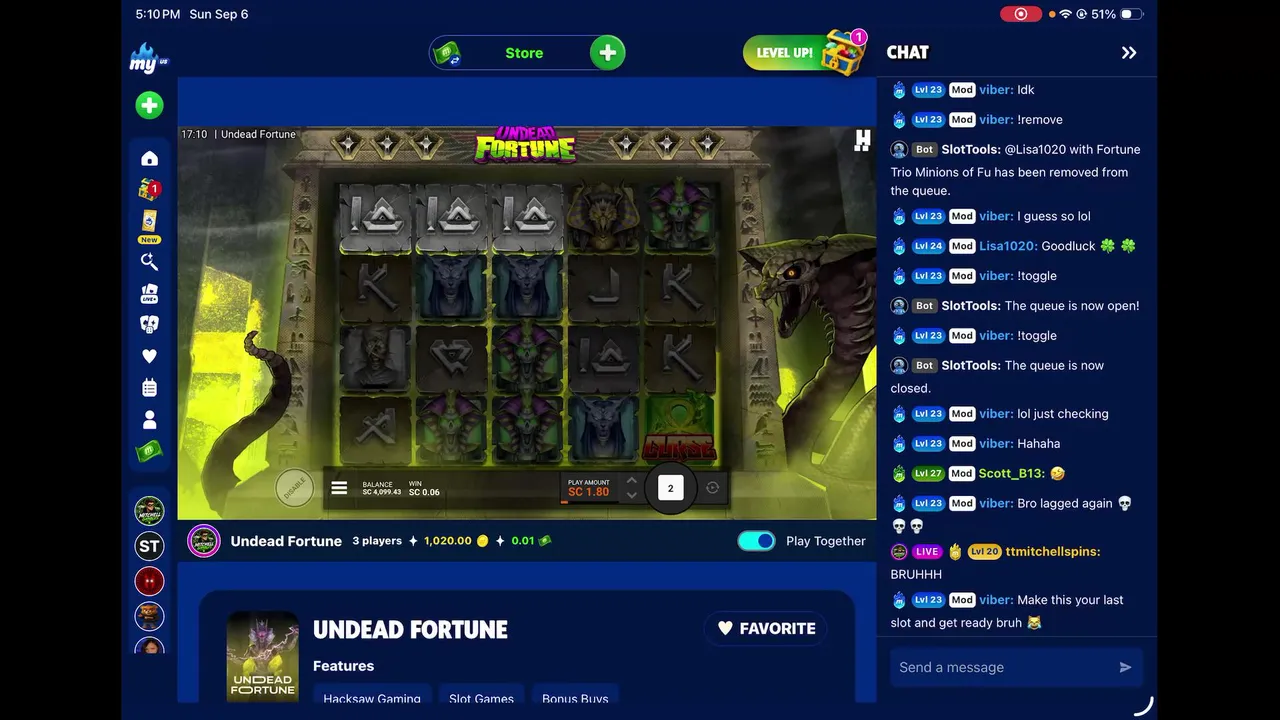 MitchSpins live