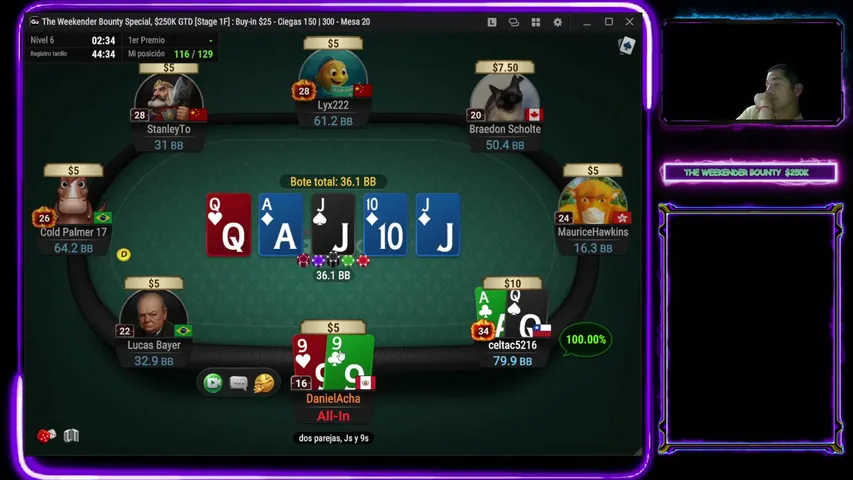xtreet10 playing Poker - Live Casino Stream