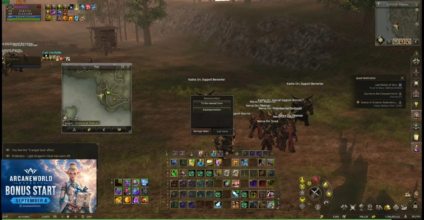 L2 Arcane World Essence BR !! Spirit + TOI + Farm + Good music