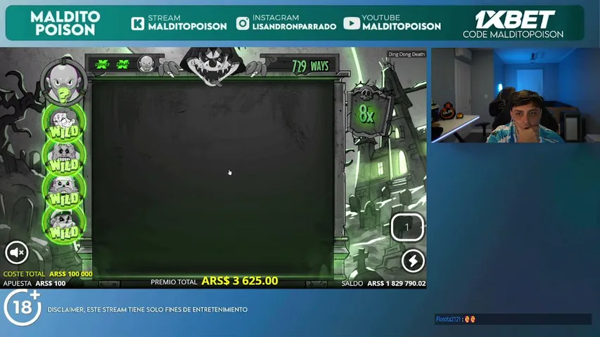 MalditoPoison playing Slots & Casino - Live Casino Stream
