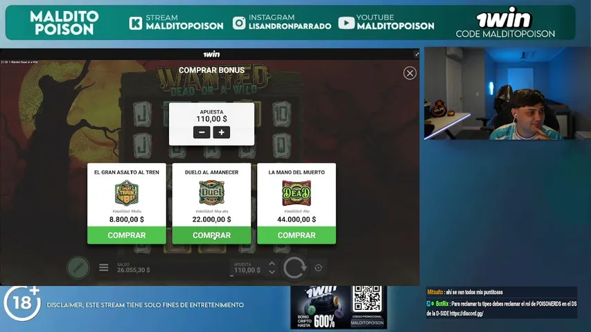 MalditoPoison playing Slots & Casino - Live Casino Stream