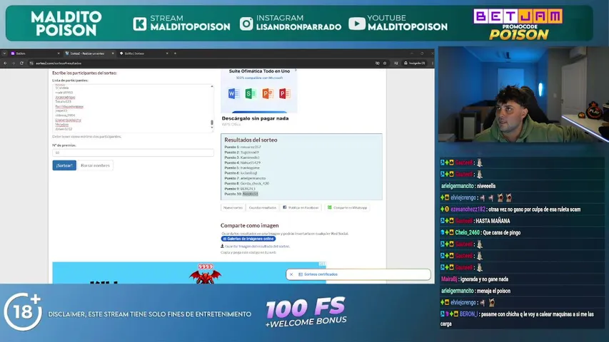 MalditoPoison playing Slots & Casino - Live Casino Stream
