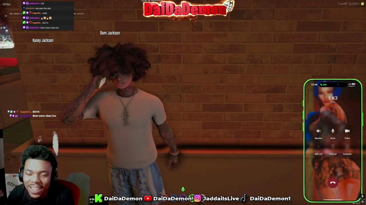 DaiDaDemon live stream