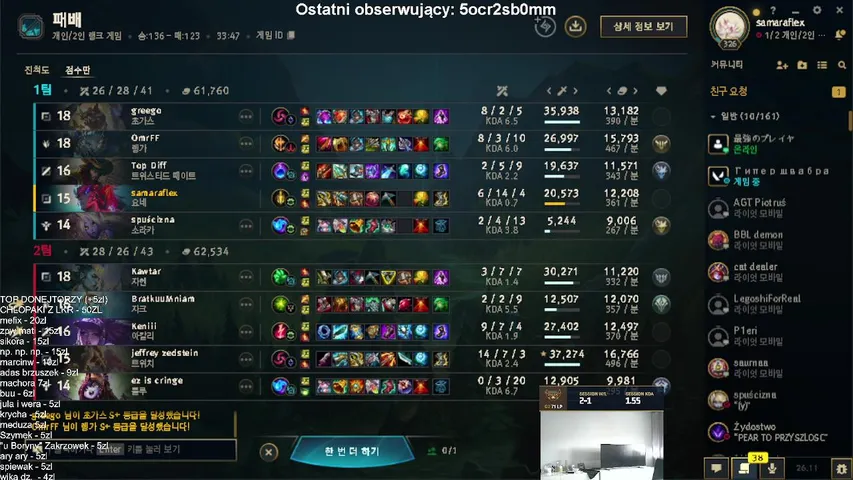 najarany  gram w gre konputerowa  | 45 dzien streamowania