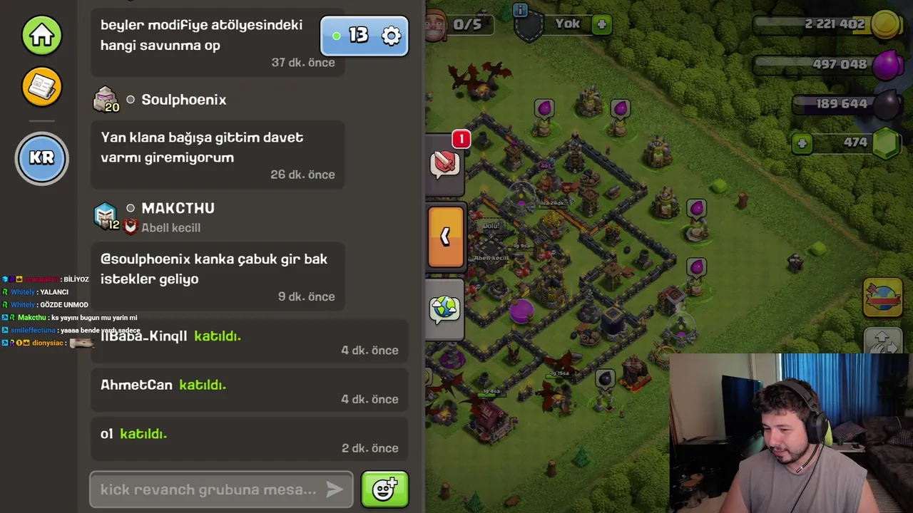 Ben Hakan Clash Of Clans'ta Bir Aşiretin Lideriyim  !youtube !clan
