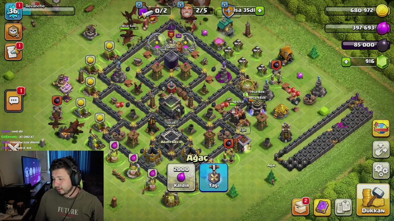 HEM MASTER HEM ESPORCU WAT A LEGEND  !youtube !clan