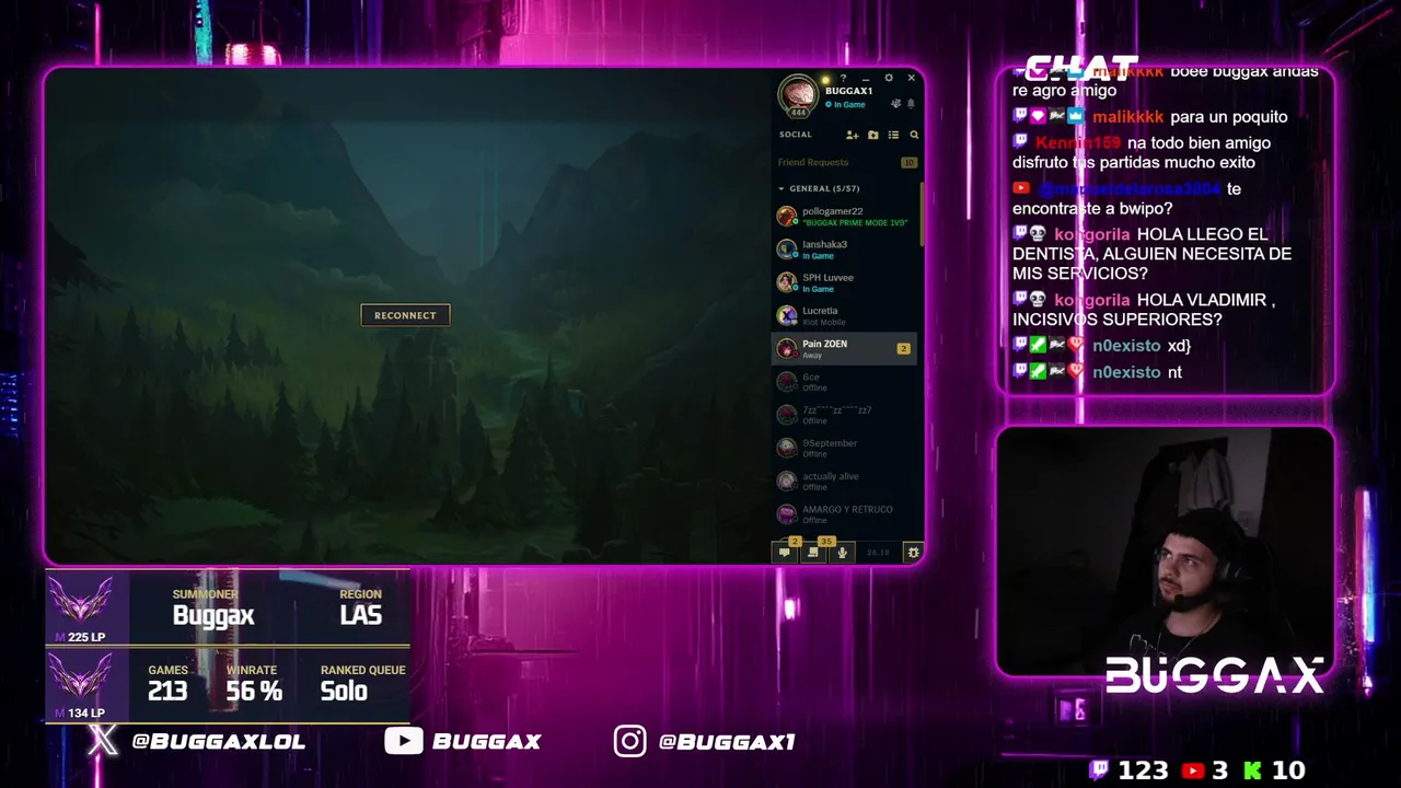 Buggax live