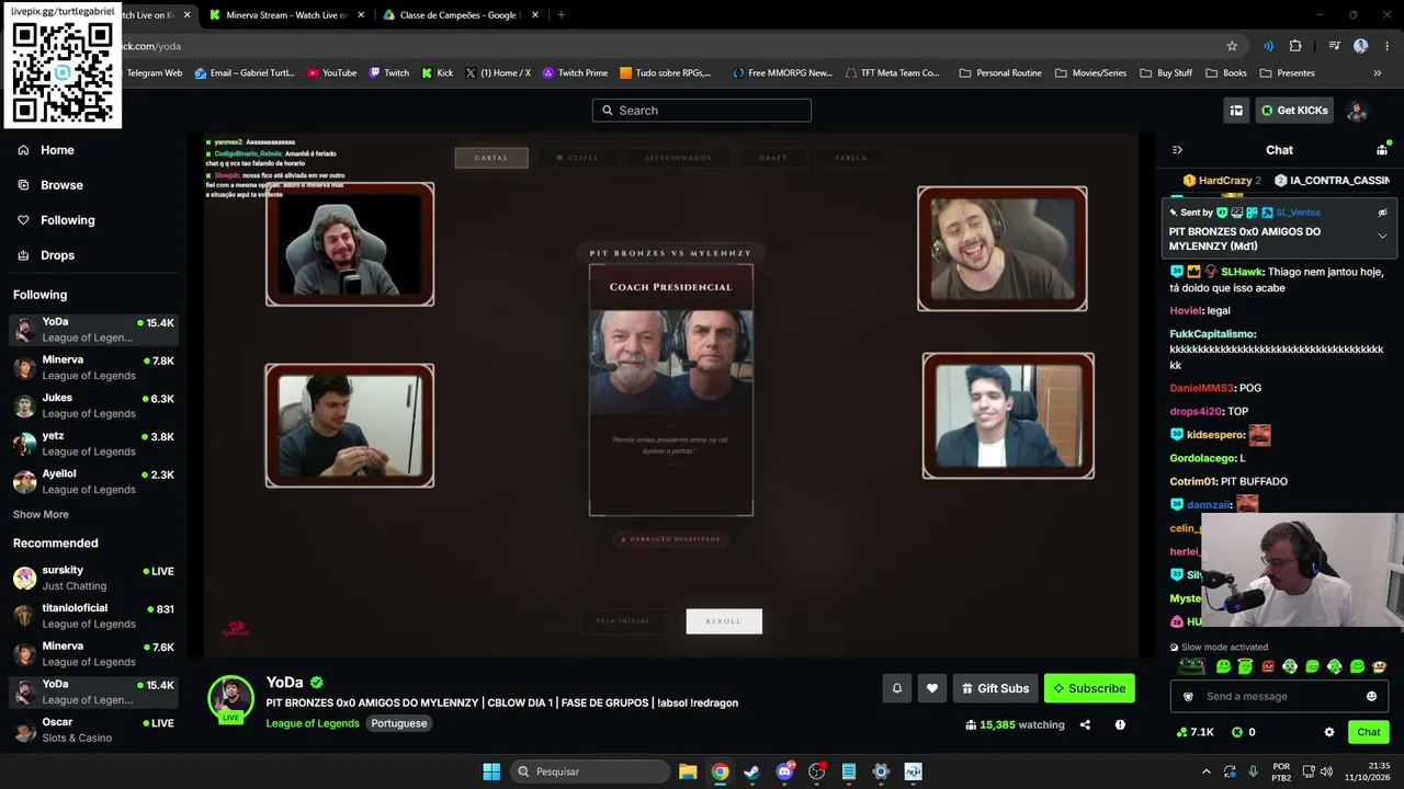 CoachTurtle live stream