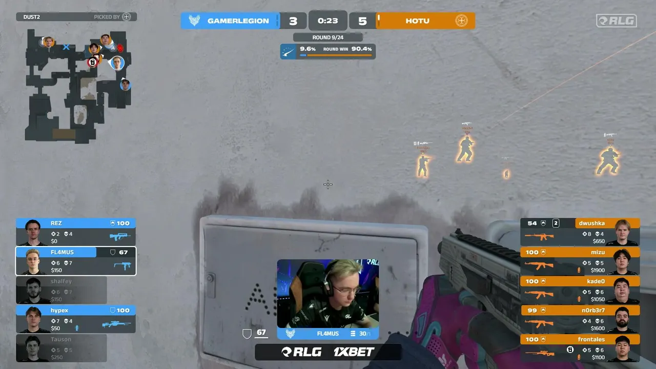 HOTU vs GamerLegion - Група B: Раунд 1 at Tesla Cup 2026 | Cybersports.Live