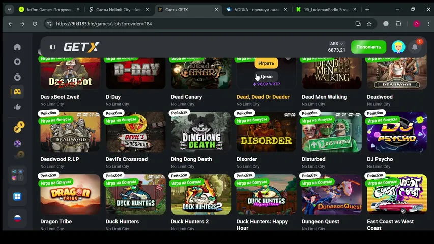 1st-ludomanradio playing Slots & Casino - Live Casino Stream