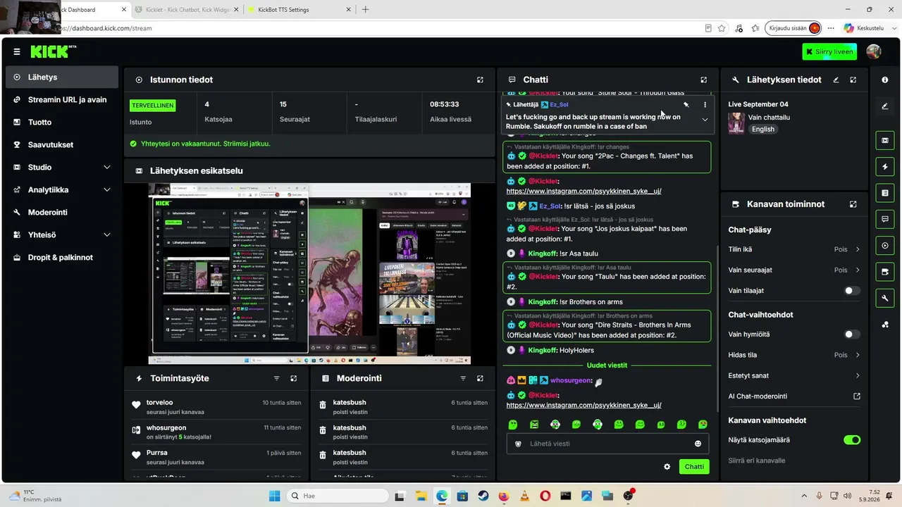 Kingkoff live