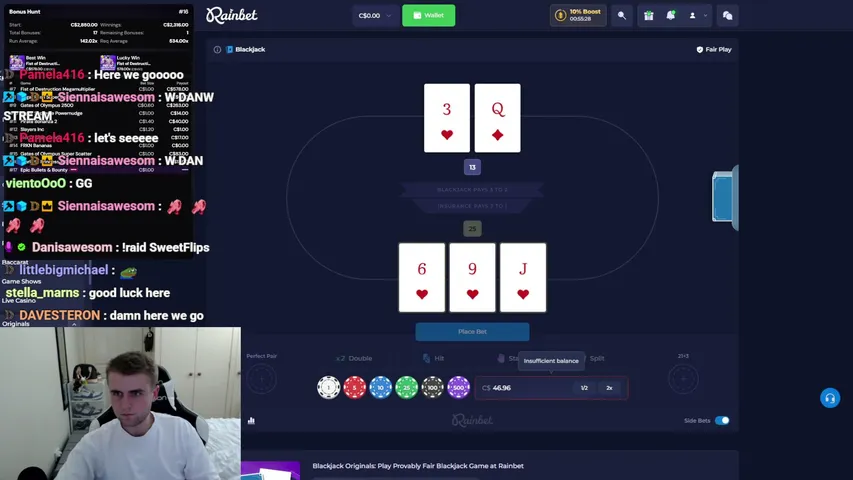 danisawesom playing Slots & Casino - Live Casino Stream