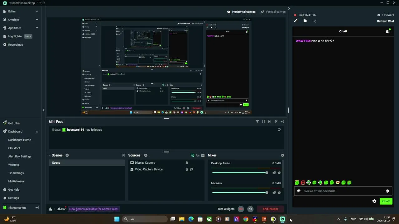 RiktigaMarkus live