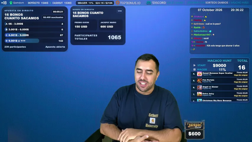 andypsx playing Slots & Casino - Live Casino Stream