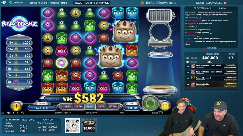 andypsx playing Slots & Casino - Live Casino Stream