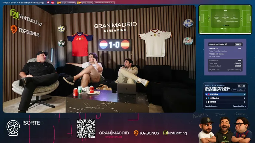 andypsx playing Just Chatting - Live Casino Stream