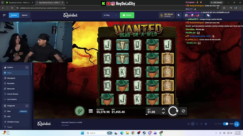 ReyDeLaCity playing Slots & Casino - Live Casino Stream