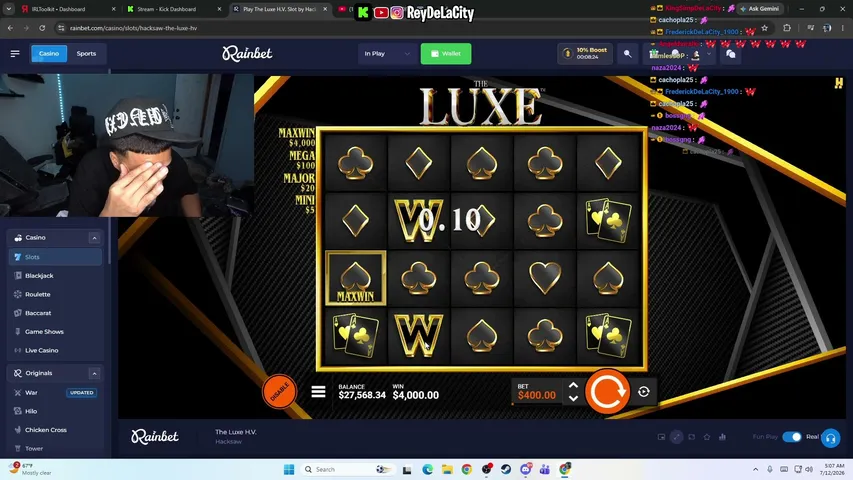 ReyDeLaCity playing Slots & Casino - Live Casino Stream