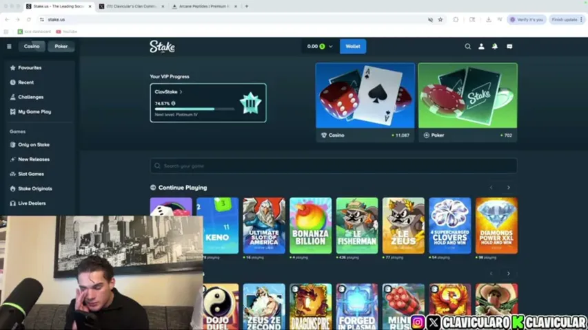 artlewy playing Slots & Casino - Live Casino Stream